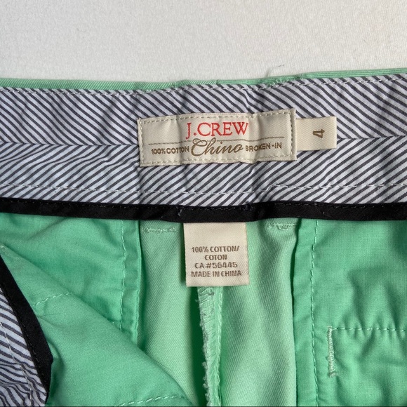 J Crew teal chino shorts - Picture 3 of 3